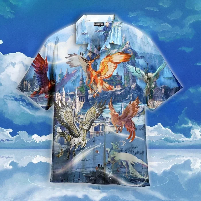 Amazing Mythology About Peryton Hawaiian Shirt- For men and women – Fanshubus – Fanshubus.com