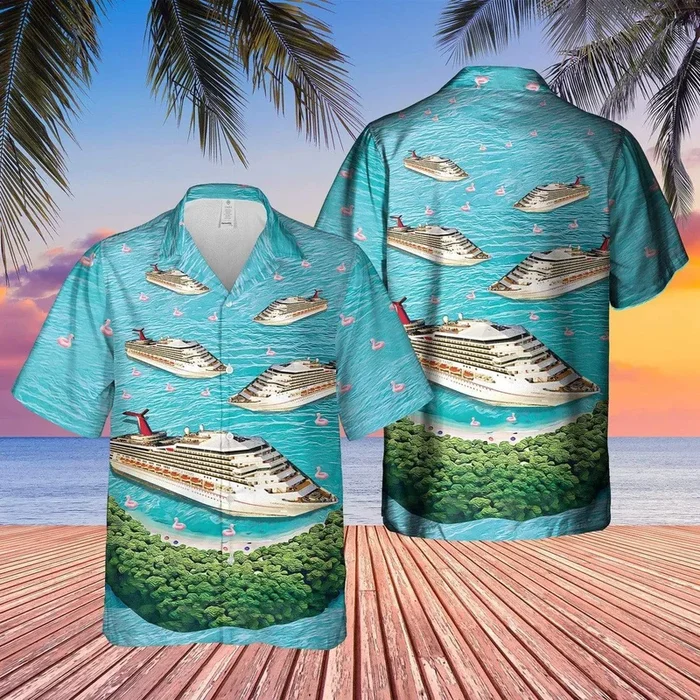 Amazing Us Cruise Ship Half Moon Cay Unisex Hawaiian Shirts- For men and women – Fanshubus – Fanshubus.com