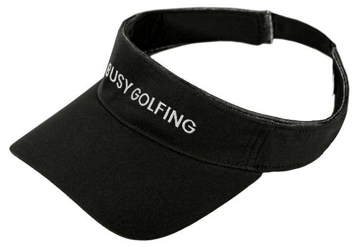 April by Glove It Black Busy Golfing Sport Visor