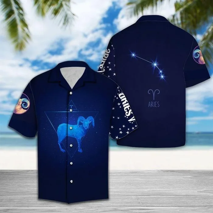 Aries Horoscope Hawaiian Shirt – For Men and Women – Fanshubus – Fanshubus.com
