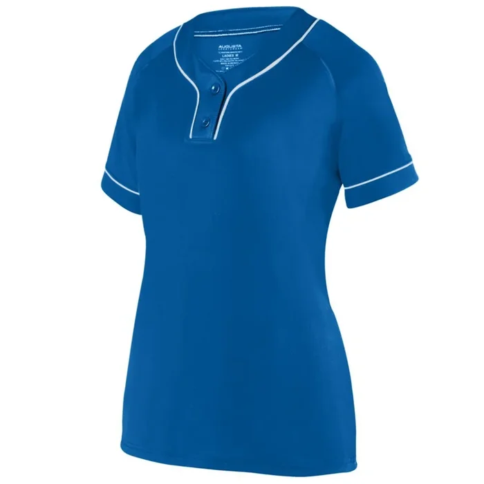 Augusta Adult Overpower Two-Button Softball Jersey