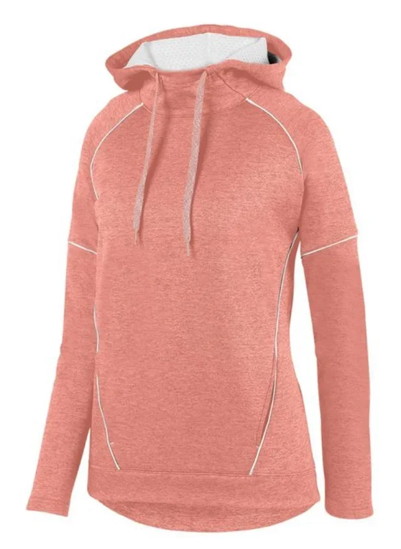 Augusta Ladies Stoked Tonal Heather Hoodie Printed or Embroidered with Your Logo