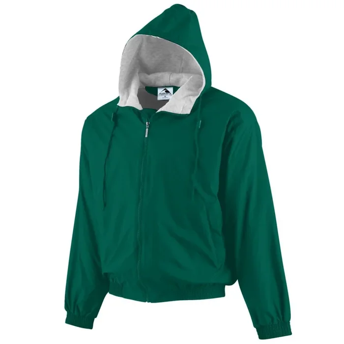 Augusta Men’s Hooded Taffeta Jacket / Fleece Lined