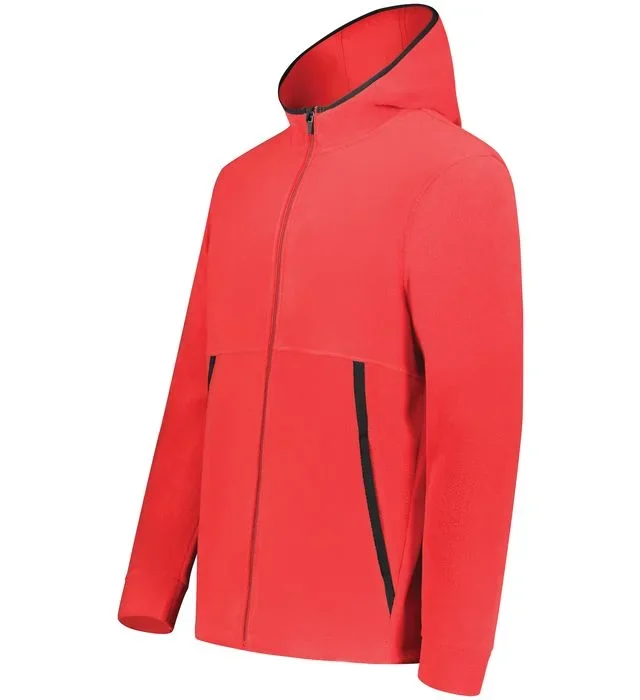 Augusta Sportswear YOUTH Eco Revive™ Polar Fleece Hooded Full-Zip Jacket