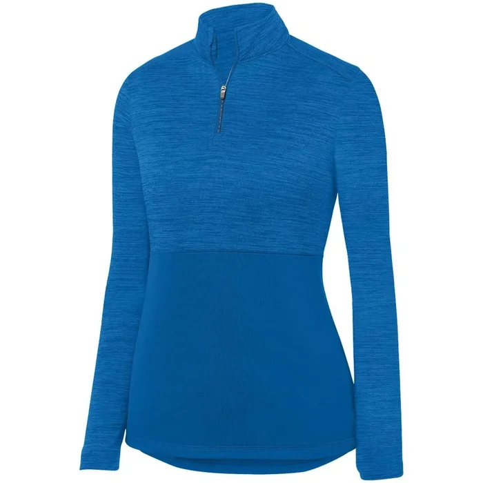 Augusta Women’s Shadow Tonal Heather 1/4 Zip Pullover
