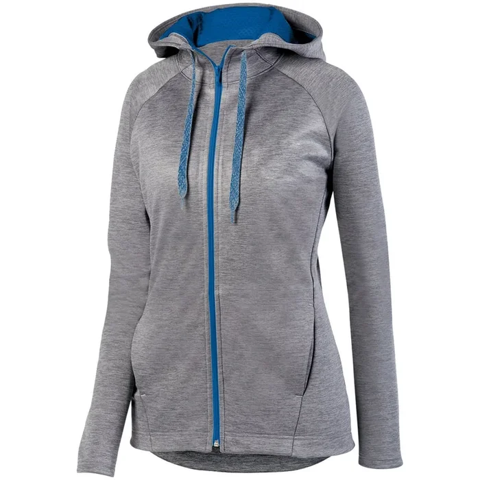 Augusta Women’s Zoe Tonal Heather Full Zip Hoodie