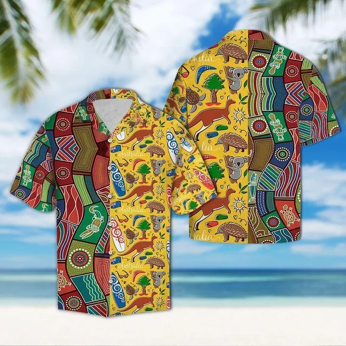 Australia Lover Hawaiian Shirt – For Men and Women – Fanshubus – Fanshubus.com
