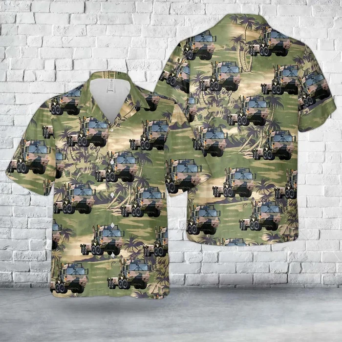 Australian Army HX77 Military Trucks Hawaiian Shirt – Fanshubus.com