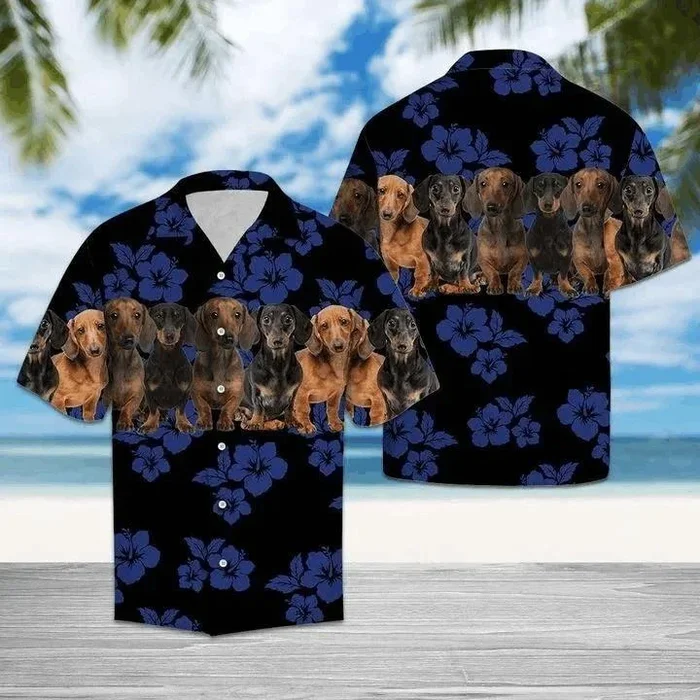 AweShirtome DachShirthund Hawaiian Shirt | UniShirtex | Adult |- For men and women – Fanshubus – Fanshubus.com