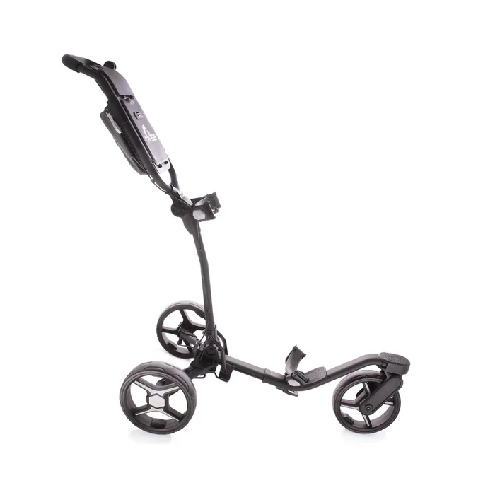 Axglo Tri-360 3 Wheel Push Trolley – Black