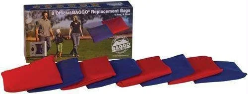 Baggo Replacement Bean Bags | Set of 8 | 6″ Bags 9.5oz Each