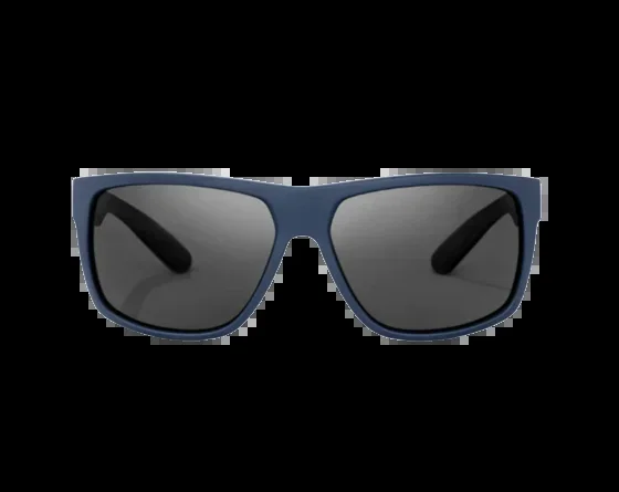 Bajio Sunglasses Boneville Blue Vin Matte Frame Grey Polycarbonate Lenses