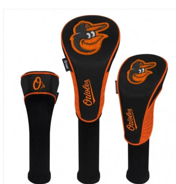 Baltimore Orioles Golf HeadCover Set of 3