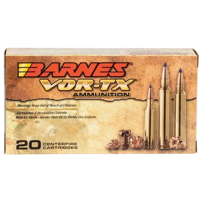 Barnes 260 Rem 120gr Tipped TSX Boat Tail 20 per Box