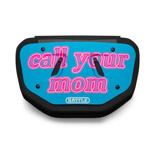 Battle Call Your Mom Youth Football Back Plate