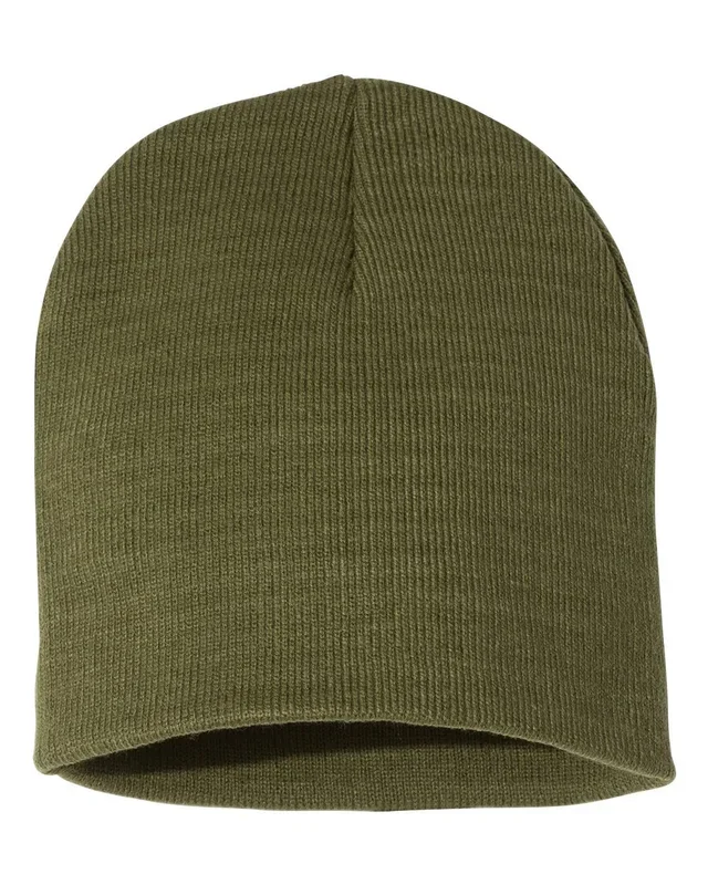 Bayside USA-Made 8½” Inch Knit Beanie