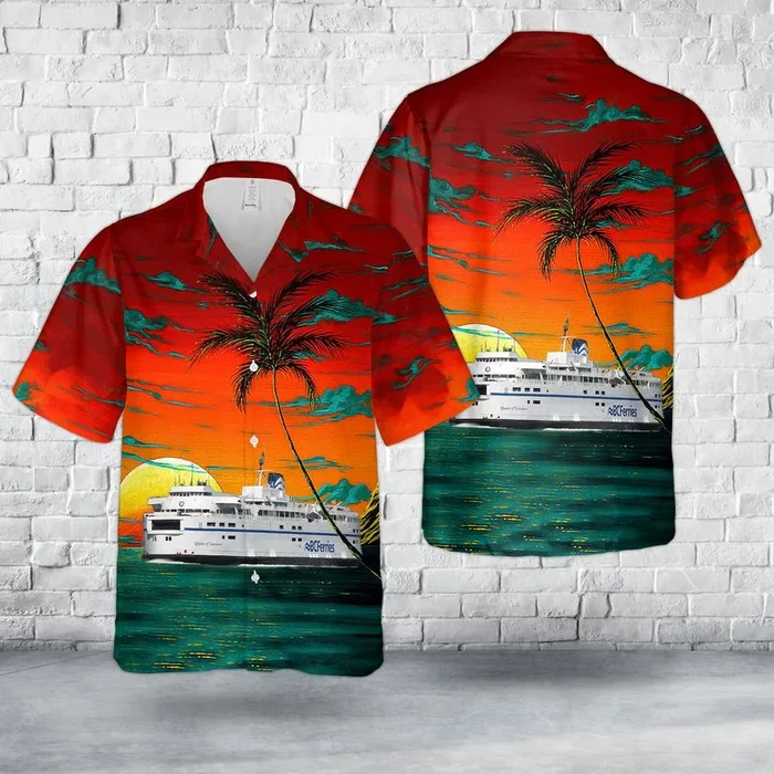 BC Ferries Queen of Vancouver Hawaiian Shirt – Fanshubus.com