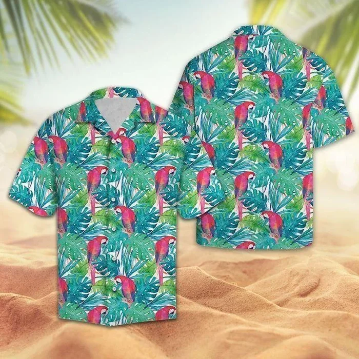 Beach Shirt Discover Cool Macaw Hawaiian Shirt . – Fanshubus.com
