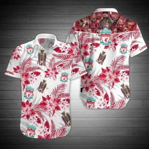 Beach Shirt Liverpool FC 3D Hawaiian Shirt . – Fanshubus.com