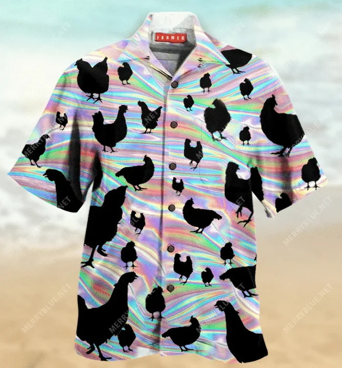 Beach Shirt Order Awesome Chicken Hawaiian Shirt – Fanshubus.com