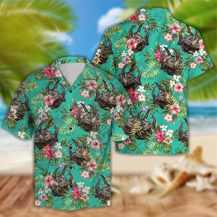 Beetle Green Unique Design Hawaiian Shirt – For men and women – Fanshubus – Fanshubus.com