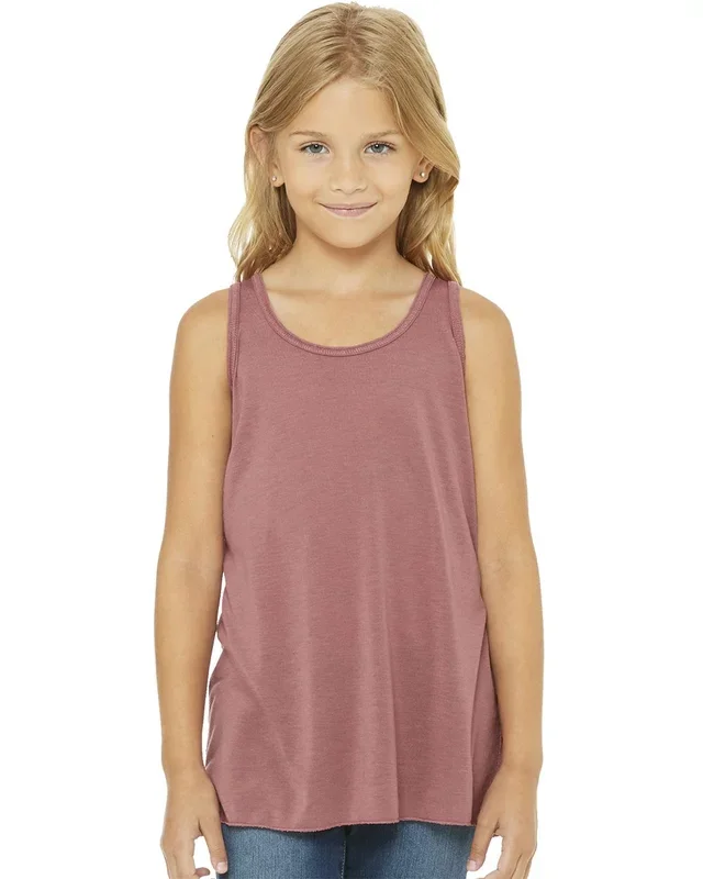 BELLA + CANVAS Youth Flowy Racerback Tank