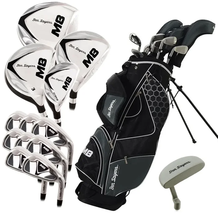Ben Sayers M8 13-Piece Stand Bag Package Set – Black – Steel