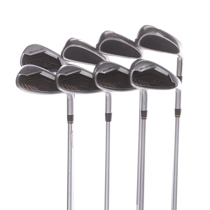 Benross Gold Draw Bias Graphite Men’s Right Irons 5-SW+GW Regular – Fujikura R