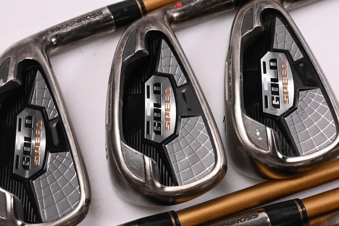 Benross Gold Speed Irons / 5-PW+SW / Senior Flex Aldila Shafts