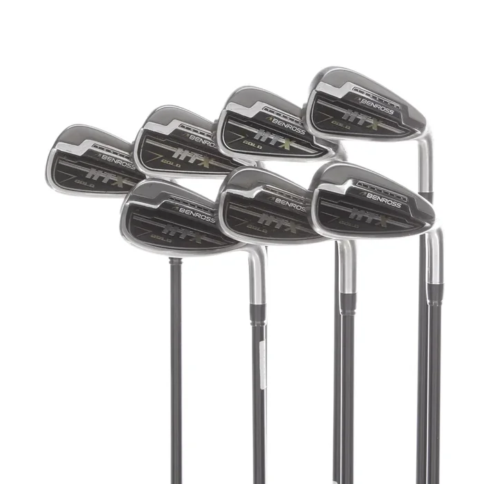 Benross HTX Gold Graphite Mens Right Hand Irons 5-SW Senior – KuroKage 60 IR A