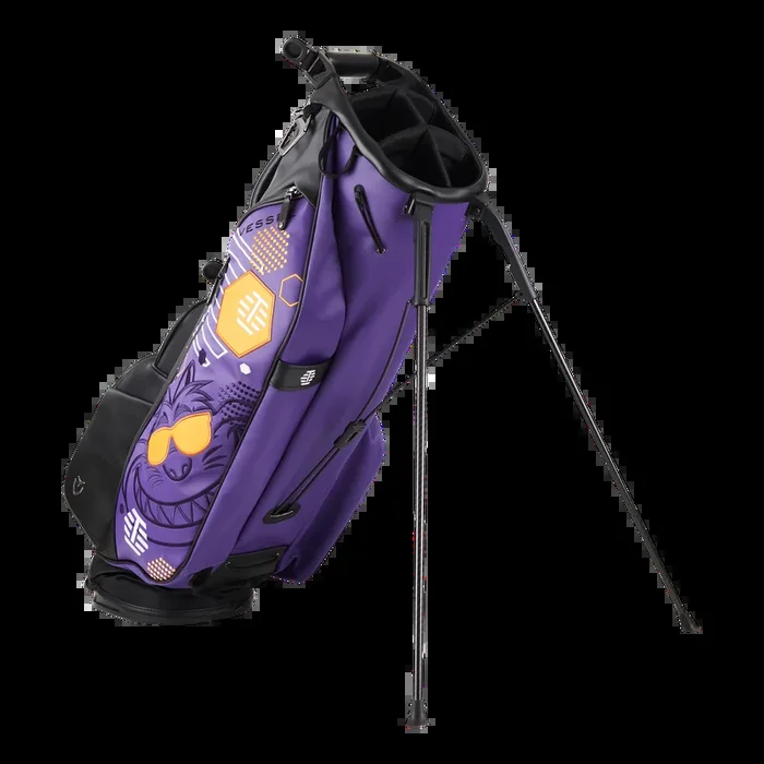 Bettinardi Gold Sunglasses Fat Cat Vessel Player IV Stand Bag