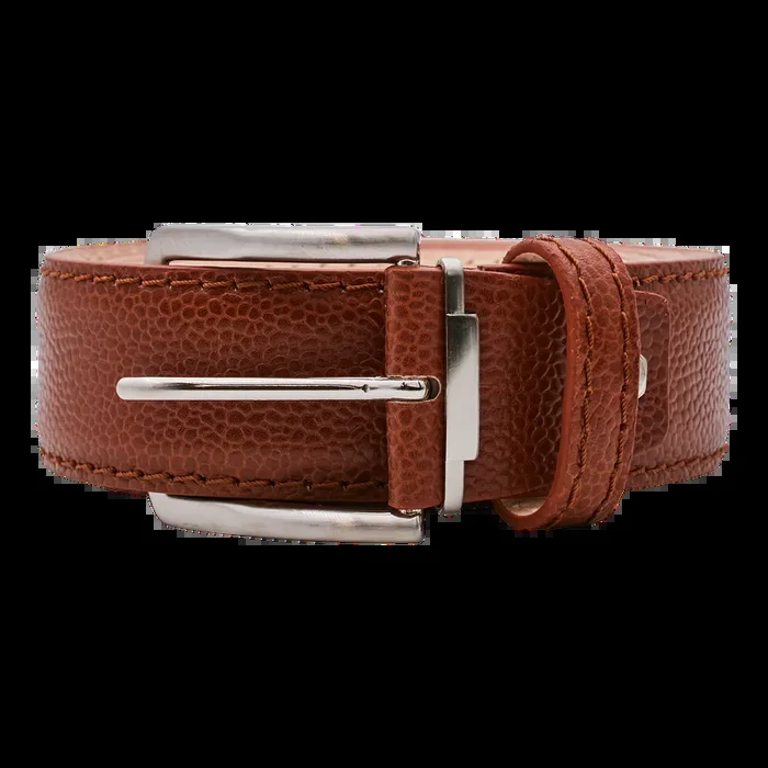 Bettinardi Handmade Genuine French Pebble Grain Belt (Cognac)