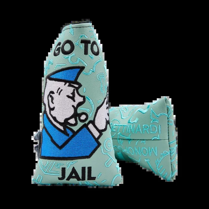 Bettinardi x Monopoly Go To Jail Blade Putter Headcover