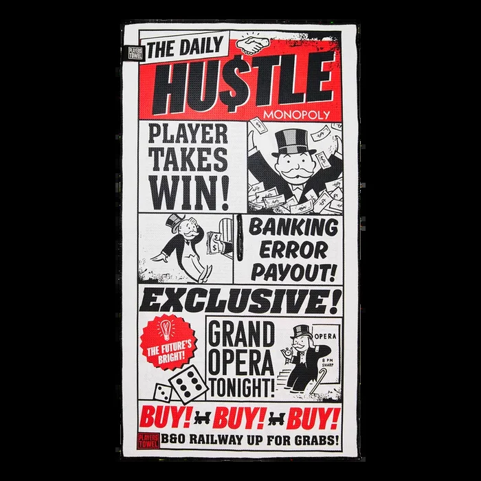 Bettinardi x Monopoly The Daily Hustle Towel