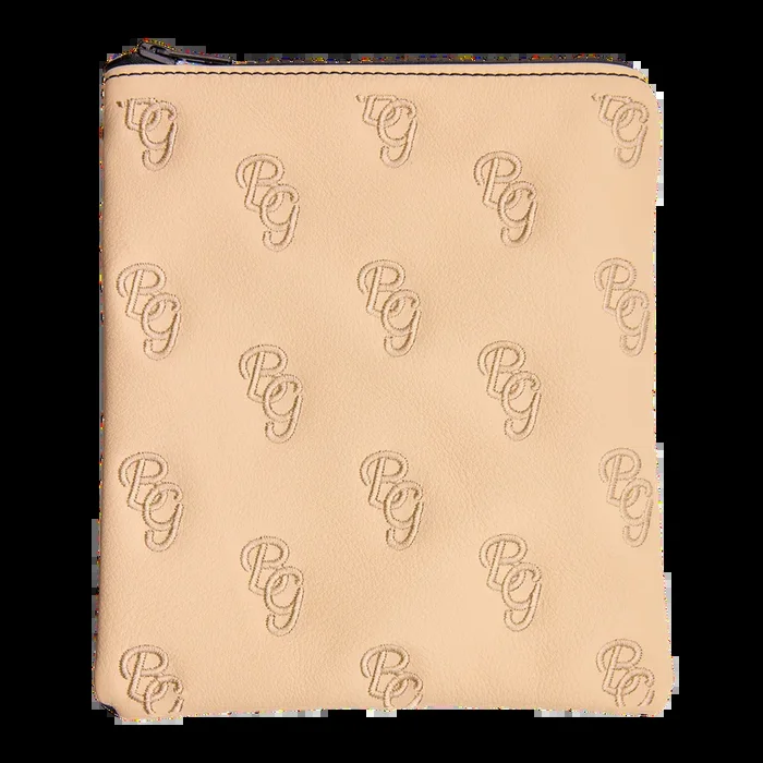 BG Script Valuables Pouch (Ivory/Navy)