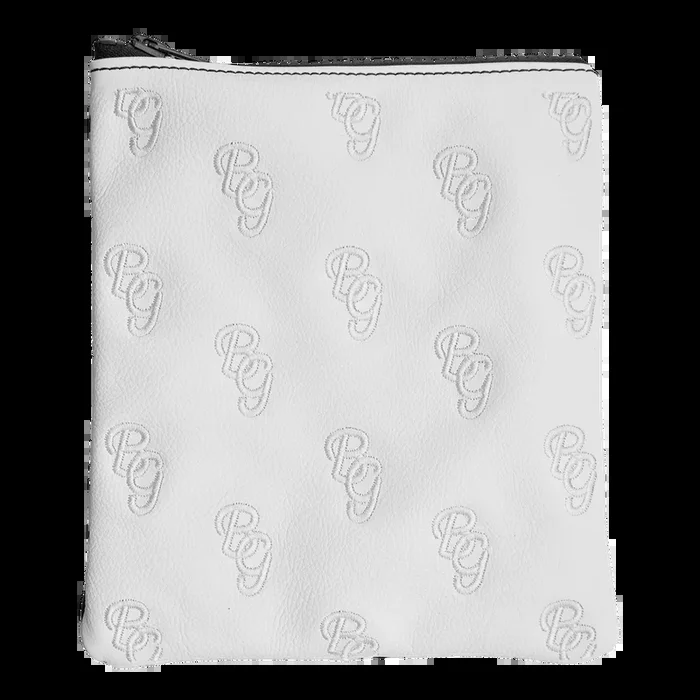 BG Script Valuables Pouch (White/Black)