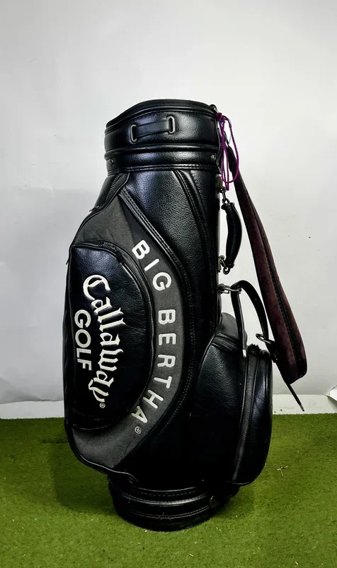 Big Bertha Callaway Staff Bag – 6 Dividers 6 Pockets- Black and White