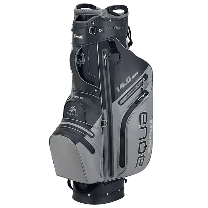 BIG MAX Aqua Sport 3 Waterproof Cart Bag – Black/Grey