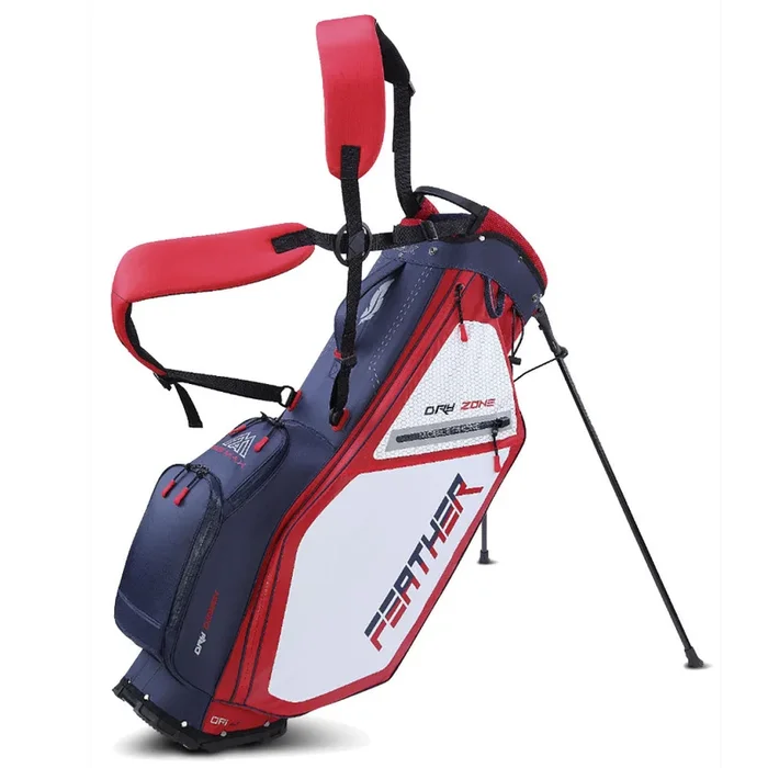 Big Max Dri-Lite Feather Stand Bag – Navy/Red/White