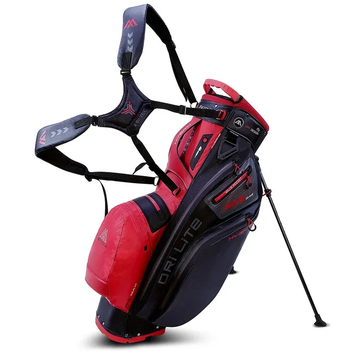 Big Max Dri Lite Hybrid 2 Stand Bag – Red/Black