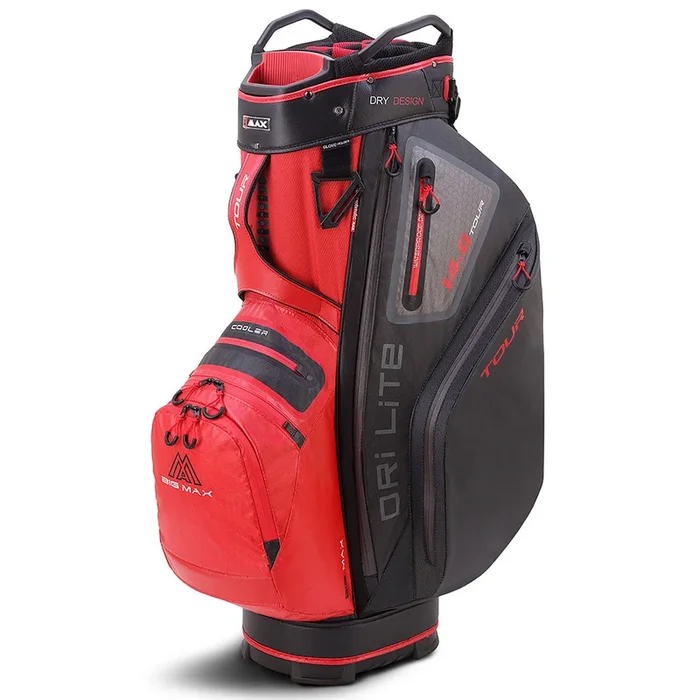 Big Max Dri Lite Tour Cart Bag – Red/Black