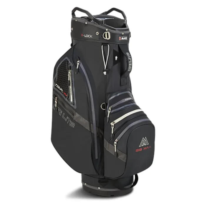 Big Max Dri Lite V-4 Cart Bag – Black