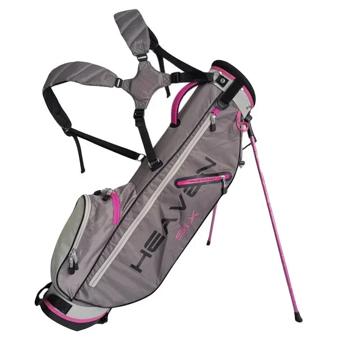 BIG MAX Heaven SIX stand bag – Charcoal/Black/Fuchsia
