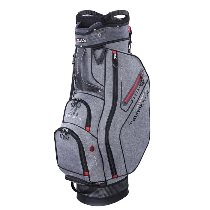 Big Max Terra X Cart Bag – Silver/Red