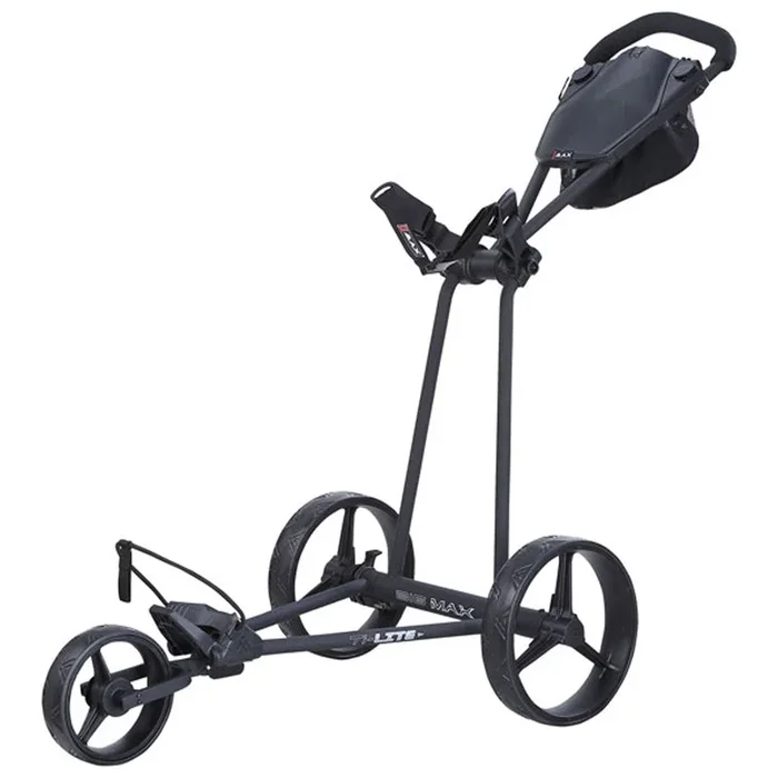 Big Max Ti-LITE 3-Wheel Push Trolley – Phantom
