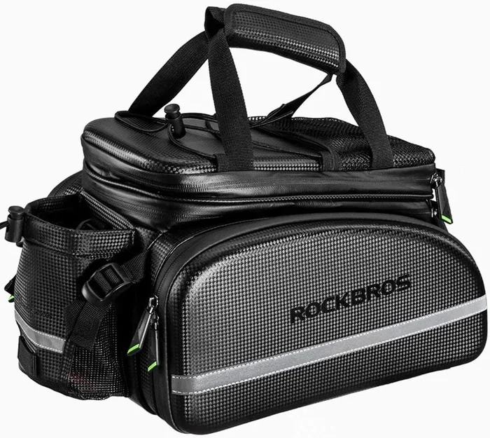 Birch ROCKBROS 34L Expandable Bike Rack Bag: Waterproof & Multifunctional