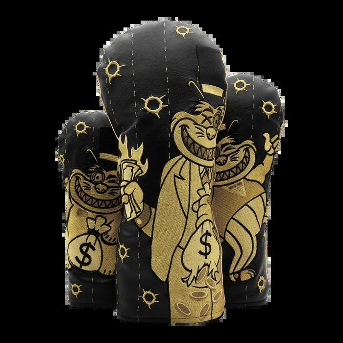 Black and Gold Multi Gangster Cat Wood Set