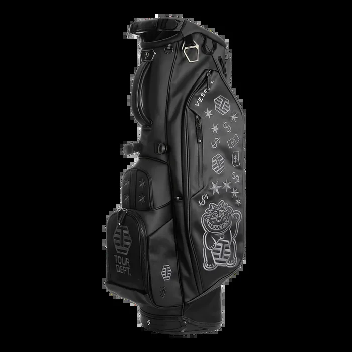 Black Out Lucky Cat Tour Dept. Vessel Player IV Stand Bag
