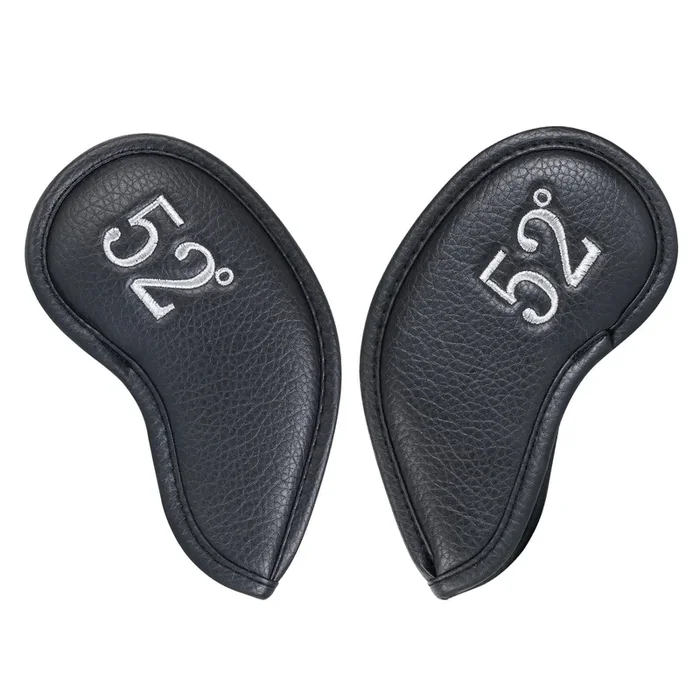 Black PU Double Side Wedge Cover 1pcs 52¡ã Head Cover