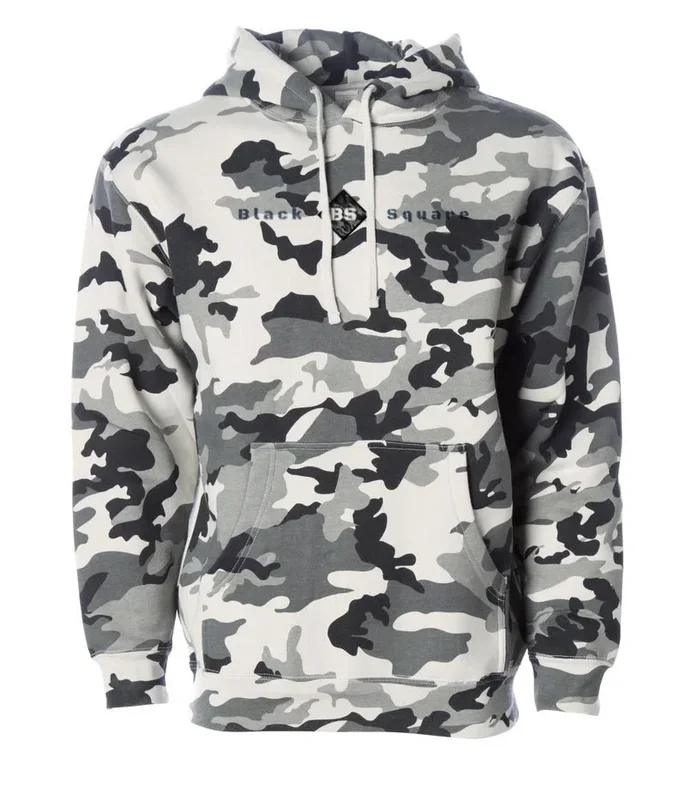 Black Square Ops Heavyweight Camo Hoodie